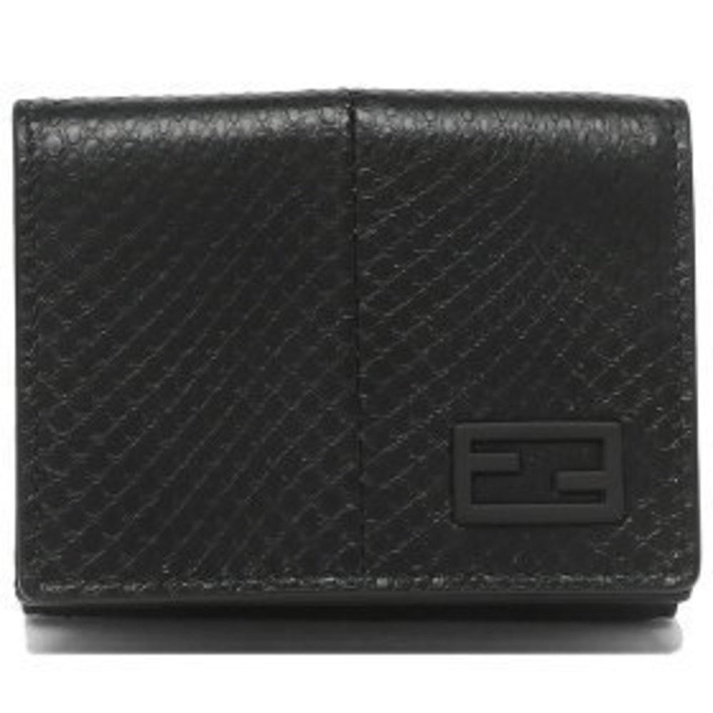 Fendi Tri Wallet Python Leather Black - image 5